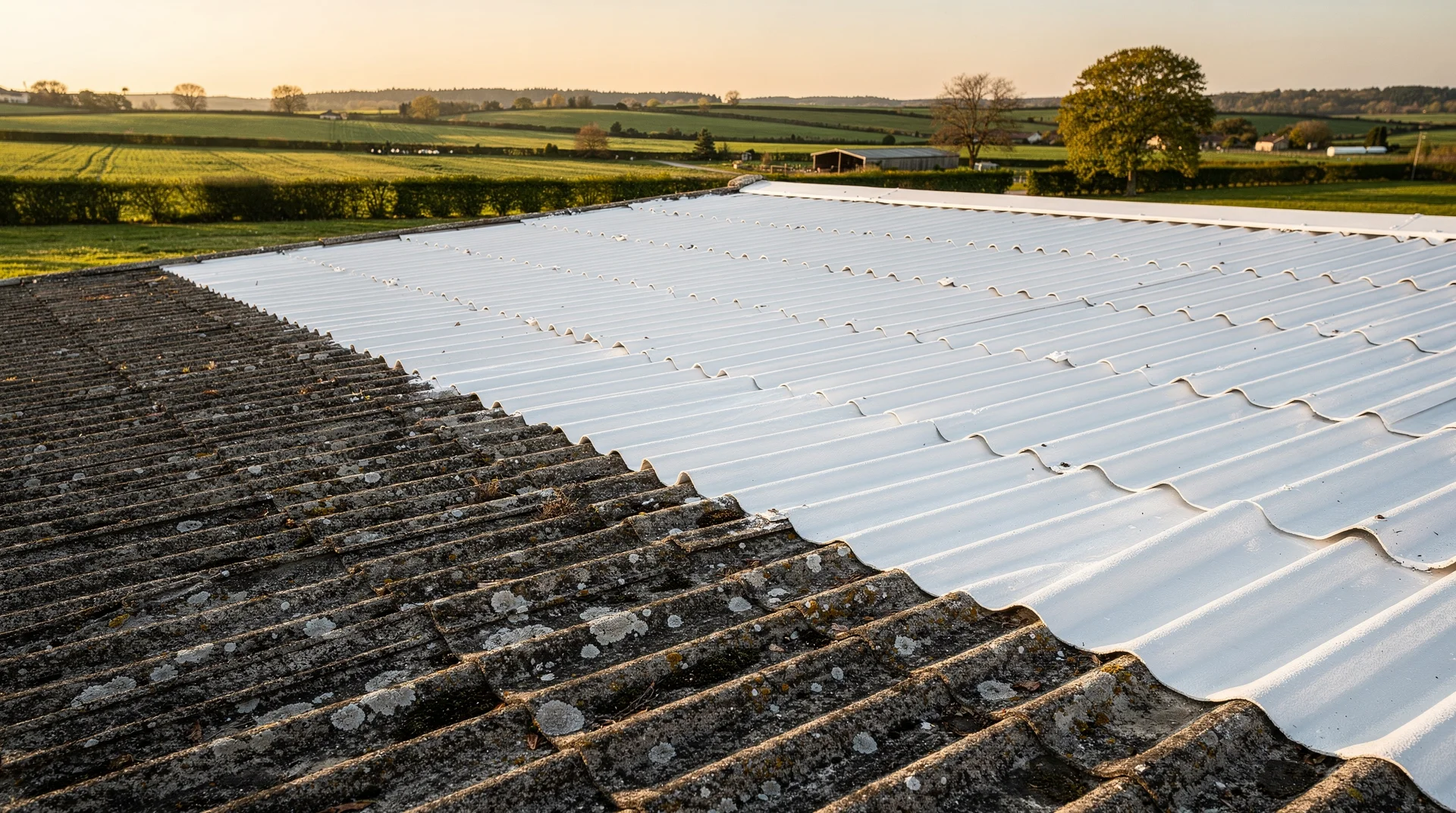 Cool Roof sur Fibrociment : Ce Qu'il Faut Savoir (Amiante, Preparation, Prix)