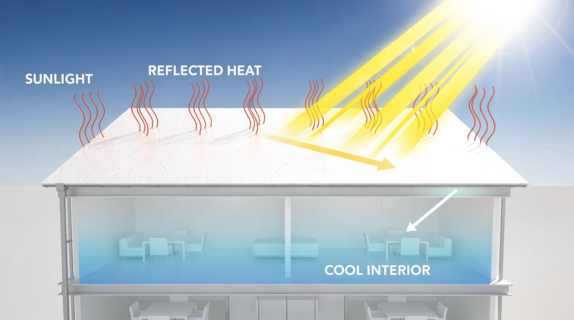 Comment Fonctionne la Peinture Cool Roof ? La Science Expliquée Simplement