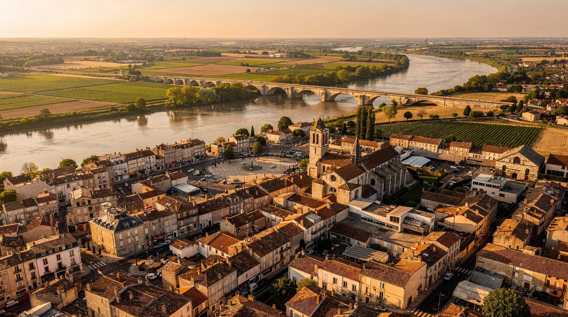 Vue panoramique de Agen