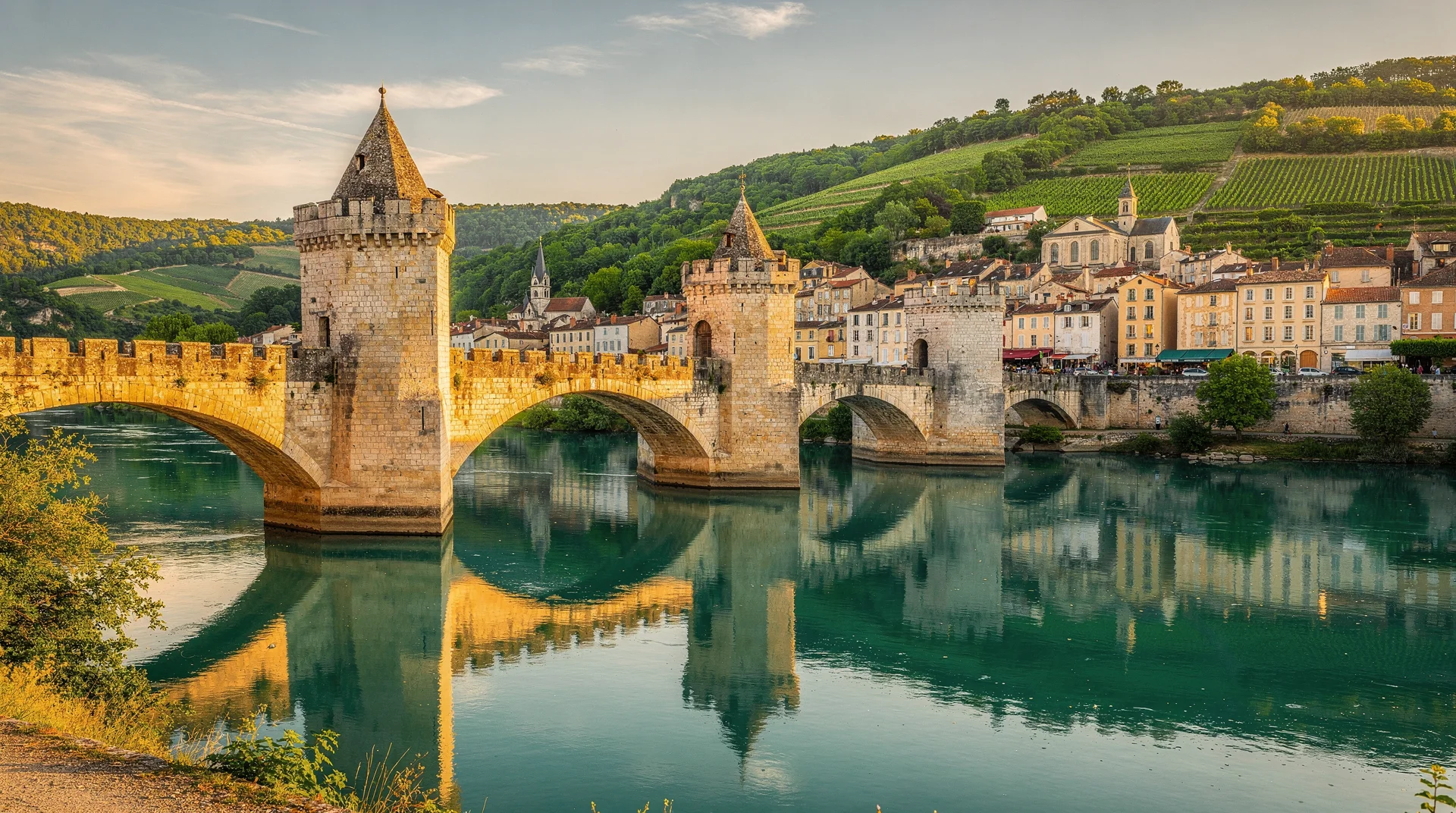 Vue panoramique de Cahors