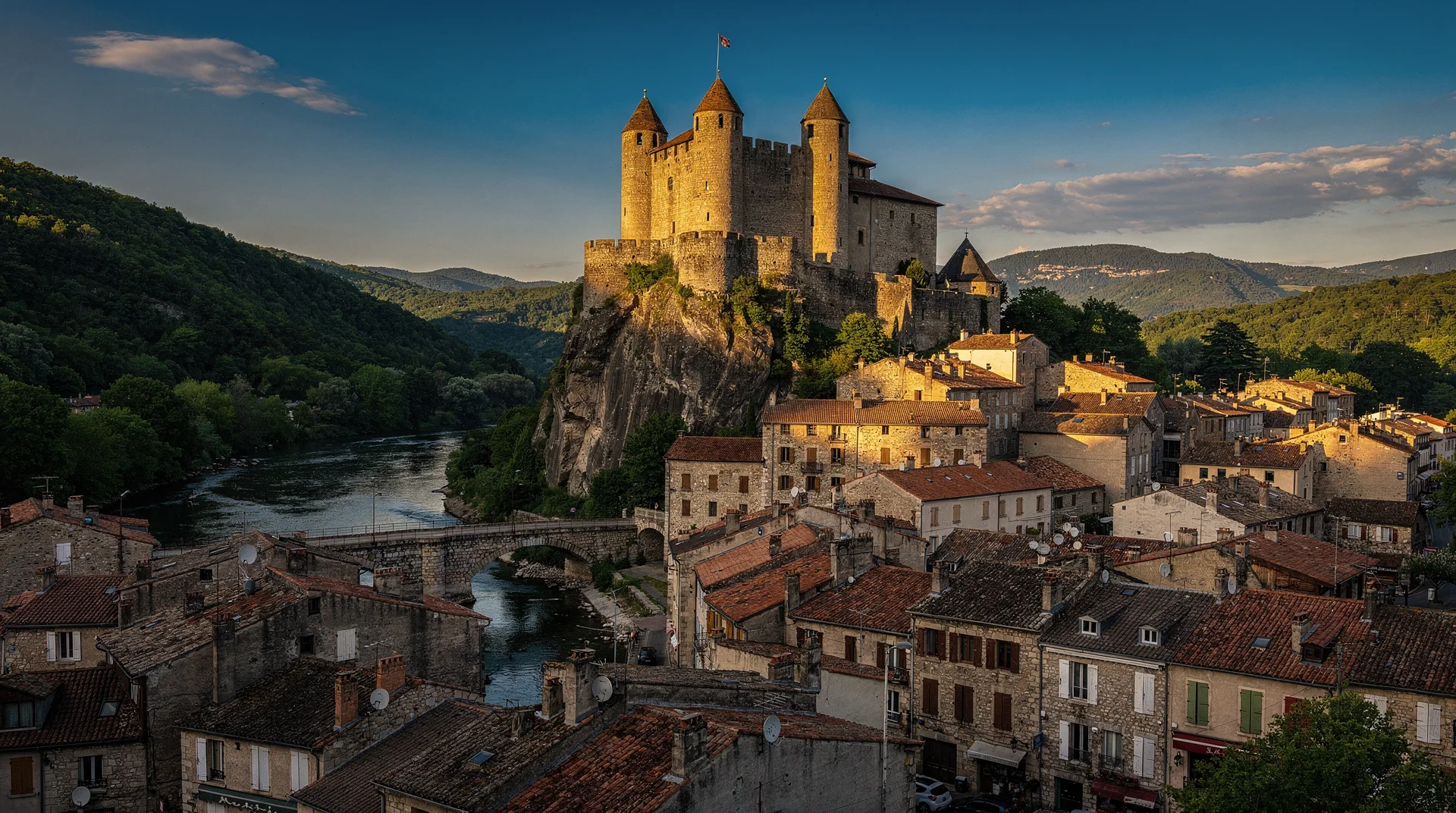 Vue panoramique de Foix