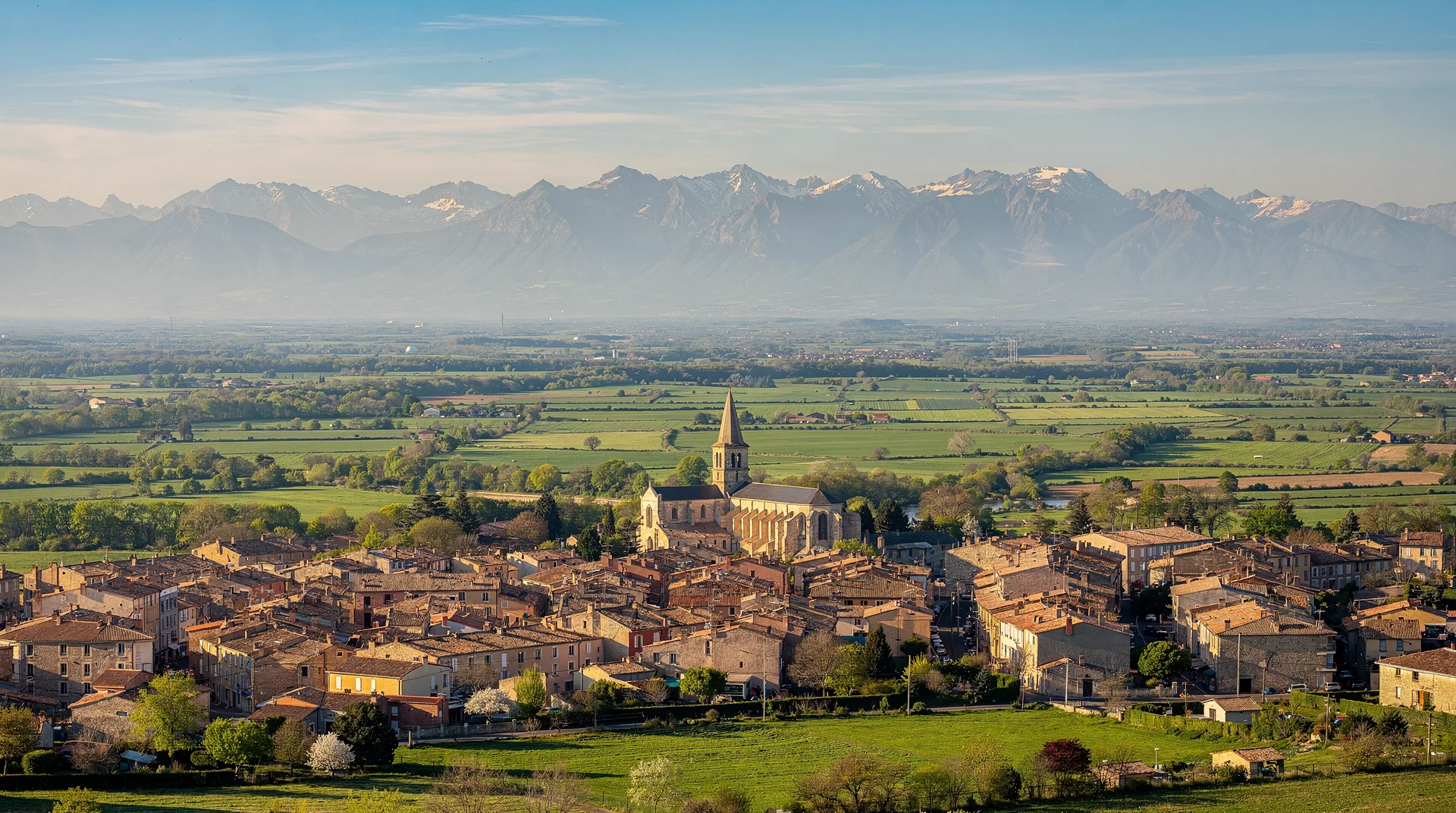 Vue panoramique de Pamiers