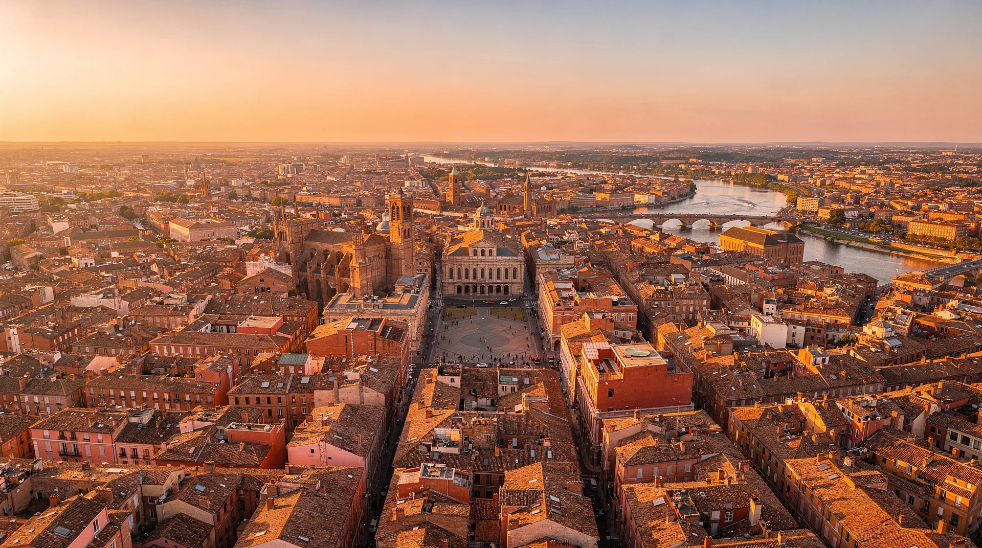 Vue panoramique de Toulouse